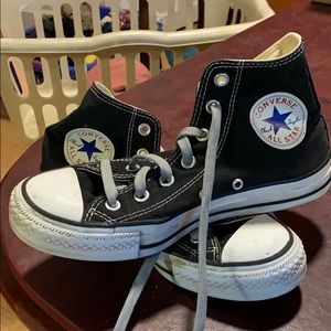black high top converse womens 7